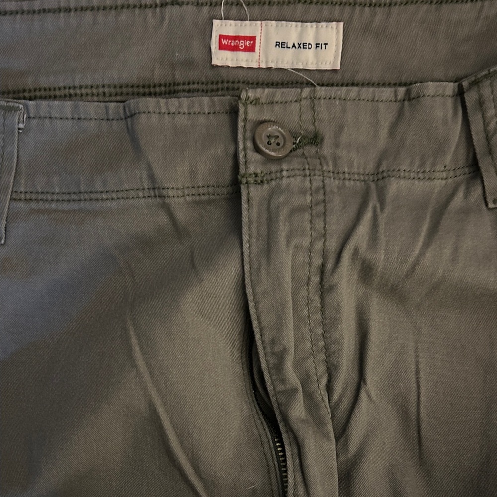 Wrangler Relaxed Fit Charcoal Trousers